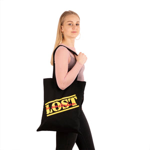 Tote bag with "Lost in Amsterdam" logo