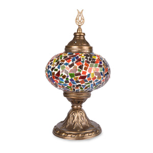 Beautiful Colourful Stained Glass Handmade Turkish Mosaic Lamp